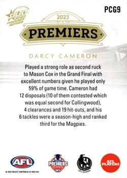 2023 Select Premiers - Collingwood #PCG9 Darcy Cameron Back